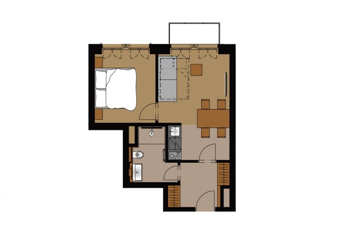 apartmán typ 1