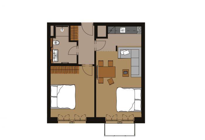 apartmán typ 2