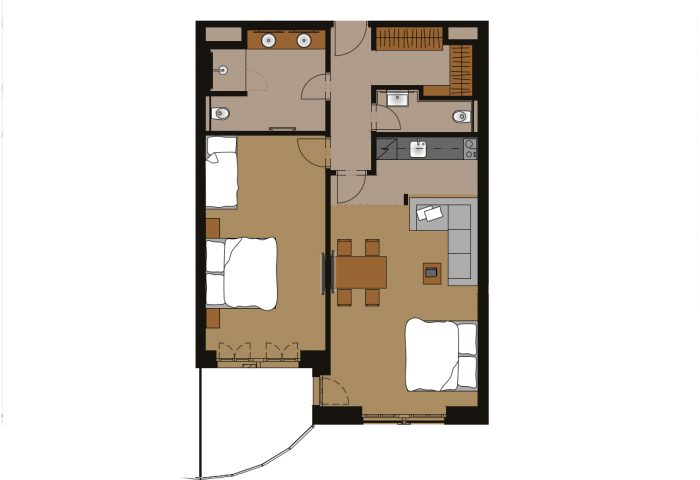apartmán typ 3
